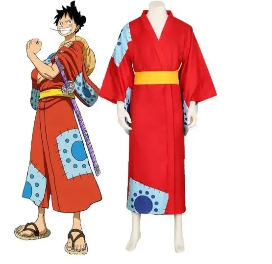 Anime Cosplay Luffy - Fantasia de Cosplay do Luffy de