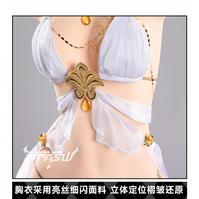 Anime Cosplay Bikini - Biquíni sexy feminino, acessórios para vestido,