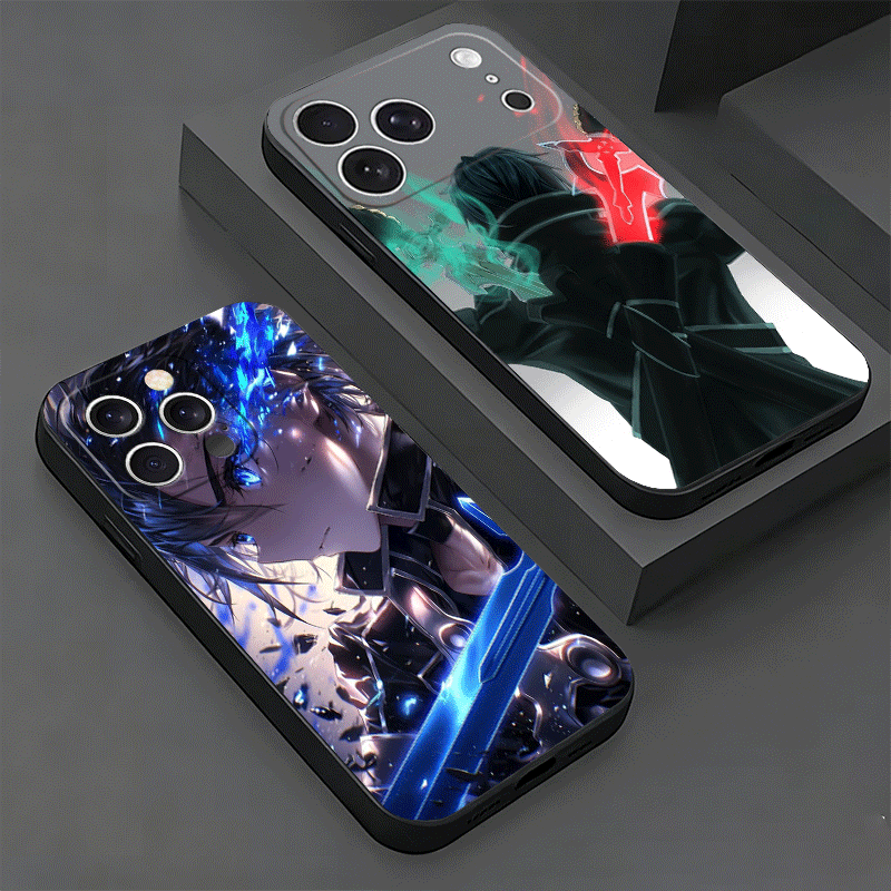 Sword Art Online Cape - Capa de Celular Macia para iPhone