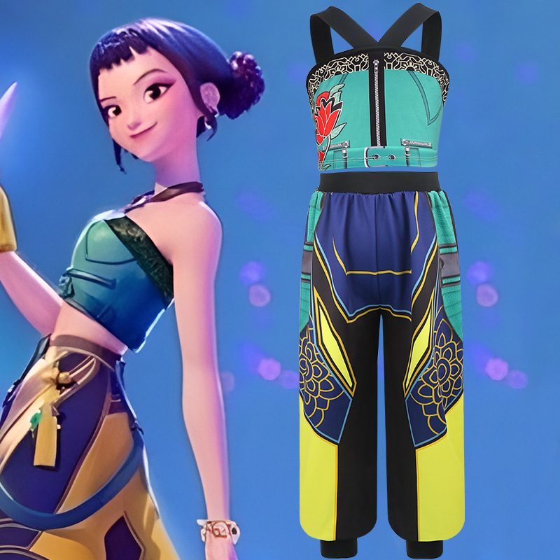 Cosplay Korean Anime - Coreia pop crianças cosplay traje menina