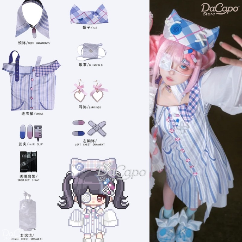 Anime Cosplay Ideas Girl - Jogo infinito nikki cosplay traje peruca