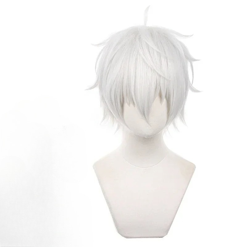 Cosplay Anime White Hair - Peruca de Cosplay Anime Seishiro Nagi
