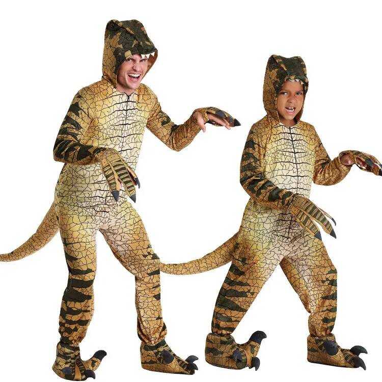 Cosplay Anime Boy - Fantasia de Dinossauro Tiranossauro para Crianças