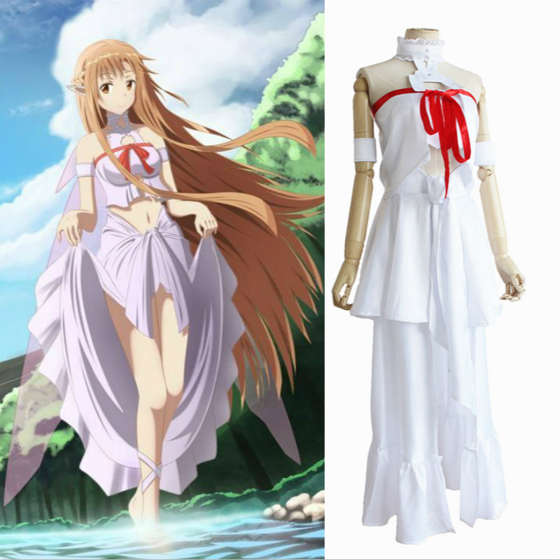 Sword Art Online Cape - Anime Yuuki Asuna trajes de cosplay