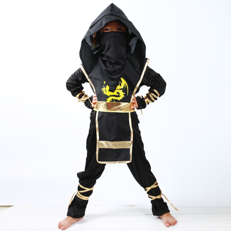 Anime Cosplay Ideas Girl - Fantasia Deluxe de Ninja para Crianças,