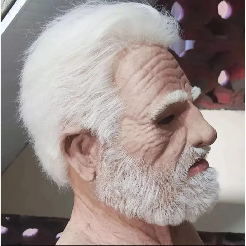 Halloween cabelo branco avô ve - Cosplay Anime White Hair avaliação e preço