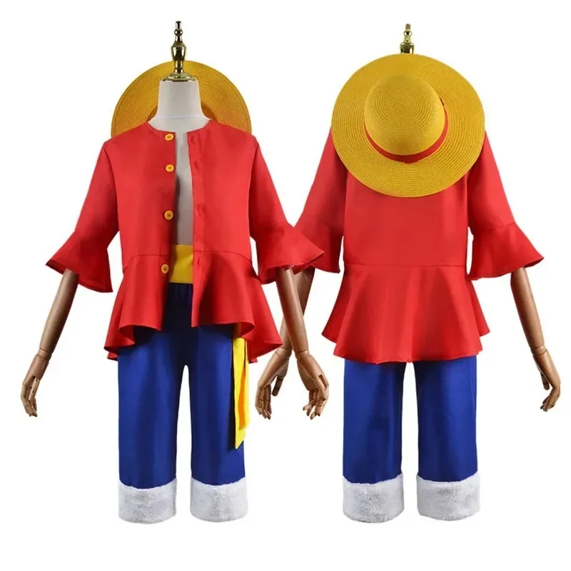 Fantasia Completa de Halloween - Anime Cosplay Luffy avaliação e preço