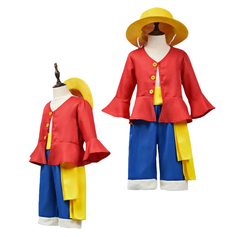 Fantasia Completa de Halloween - Anime Cosplay Luffy avaliação e preço