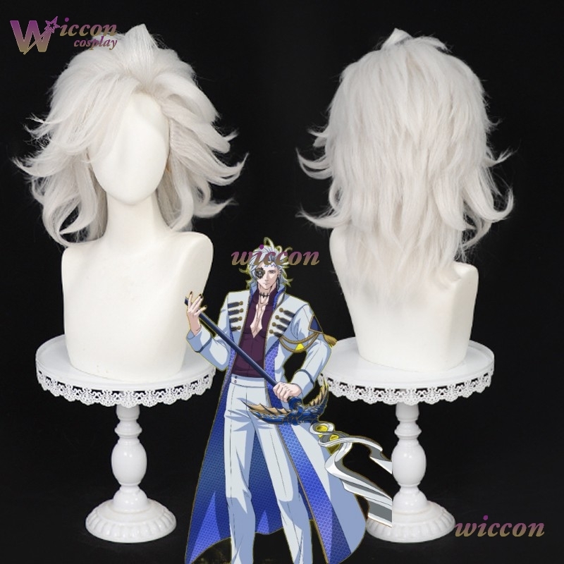 Peruca CosrR Anime Record Of R - Cosplay Anime White Hair avaliação e preço