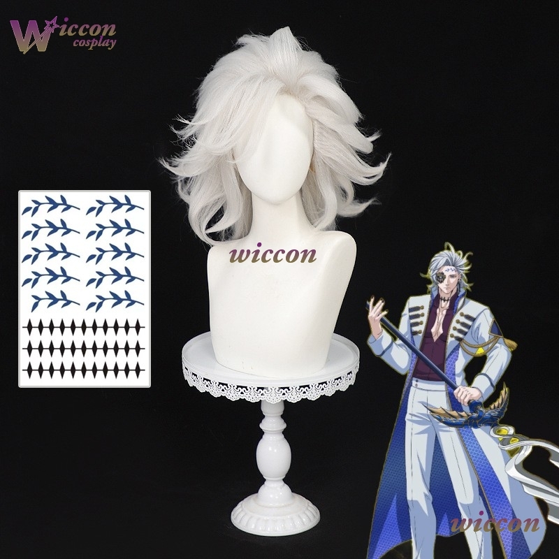 Peruca CosrR Anime Record Of R - Cosplay Anime White Hair avaliação e preço