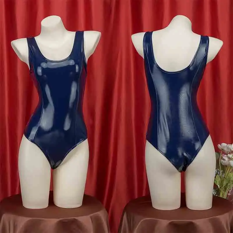 Maiô azul marinho japonês, rou - Anime Cosplay Bikini avaliação e preço