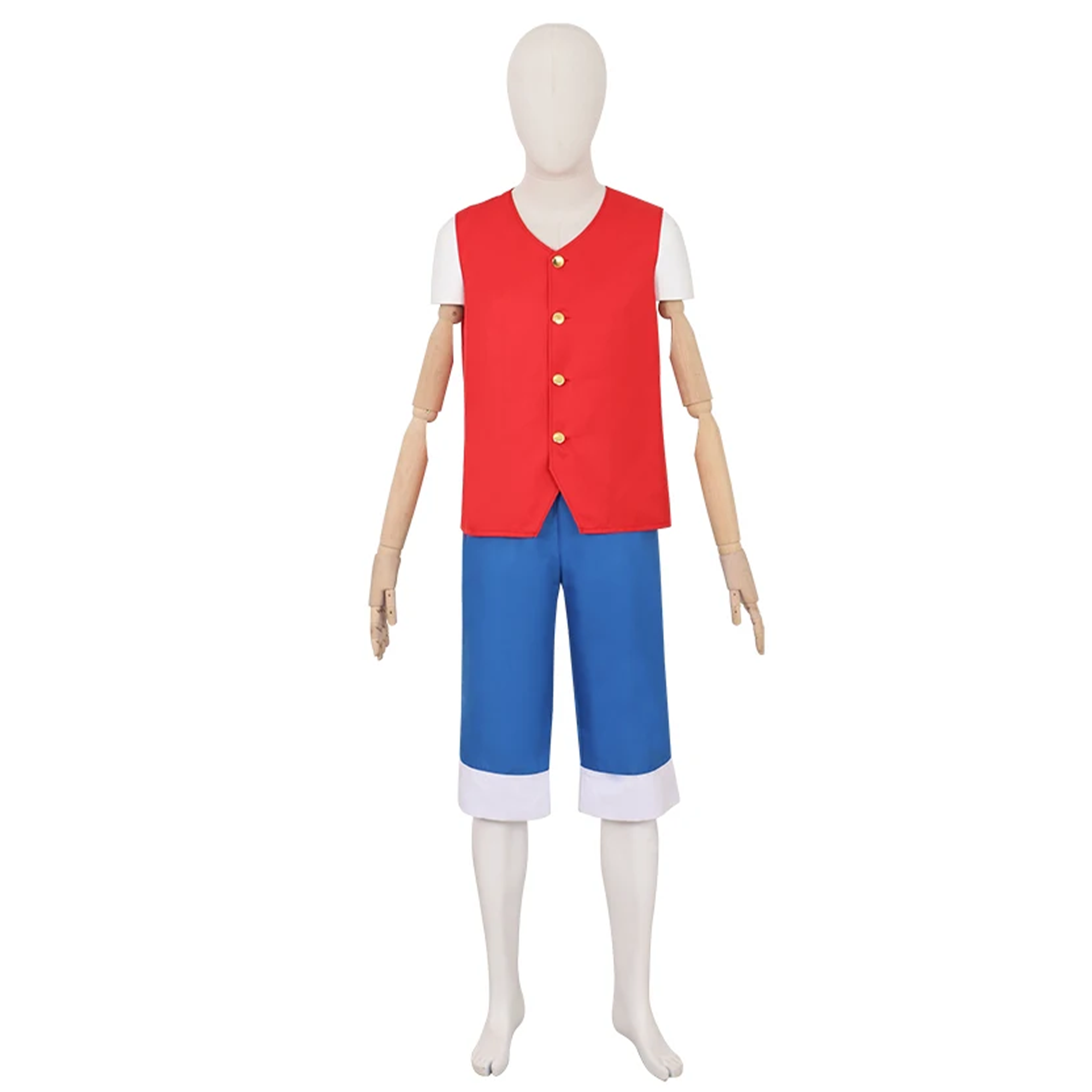 Fantasia de Cosplay do Capitão - Anime Cosplay Luffy avaliação e preço