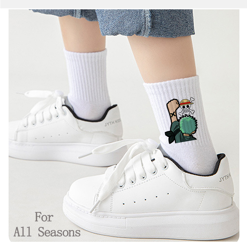 Meias Longas Esportivas Mascul - Anime Cosplay Luffy avaliação e preço