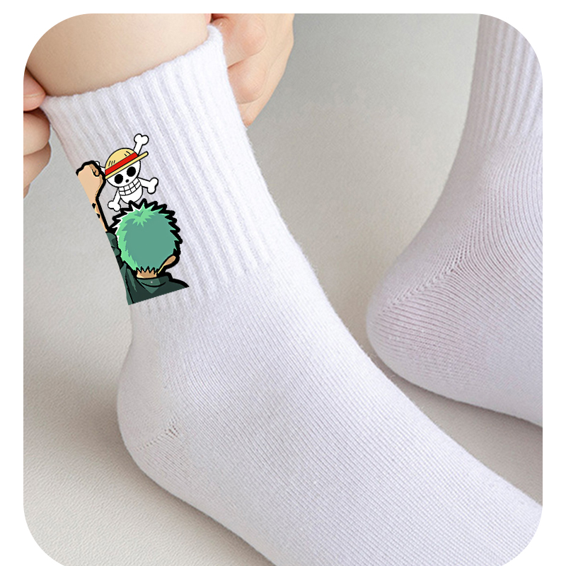 Meias Longas Esportivas Mascul - Anime Cosplay Luffy avaliação e preço