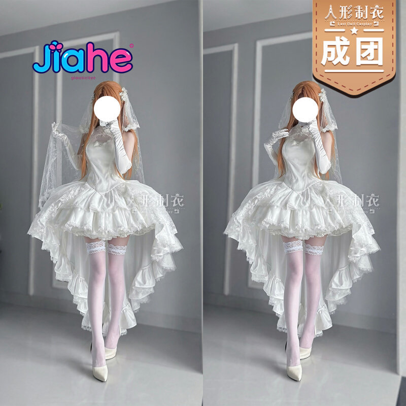 Fantasia Cosplay Yuuki Asuna S - Anime Cosplay Costumes Female avaliação e preço