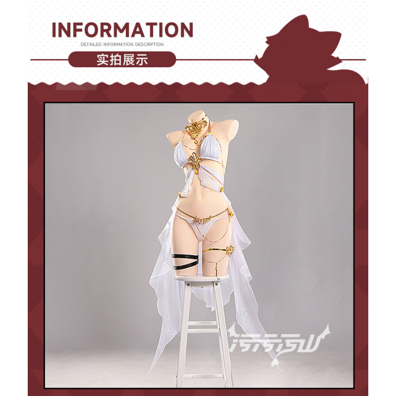 Biquíni sexy feminino, acessór - Anime Cosplay Bikini avaliação e preço