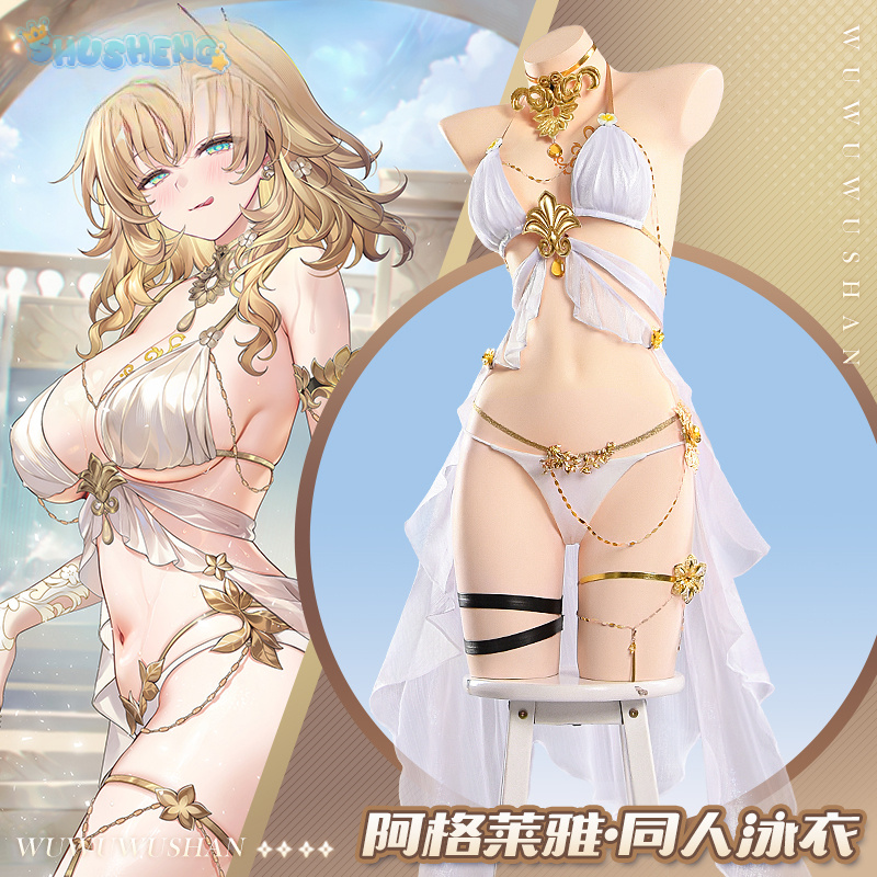 Biquíni sexy feminino, acessór - Anime Cosplay Bikini avaliação e preço