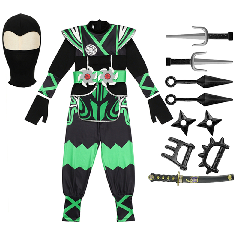 Conjunto de Fantasia de Ninja  - Cosplay Anime Boy avaliação e preço