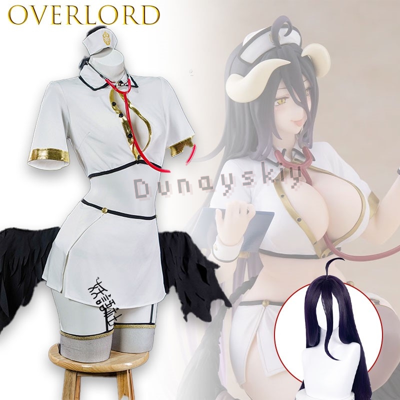 Fantasia Cosplay OVERLORD Albe - Anime Cosplay Albedo avaliação e preço