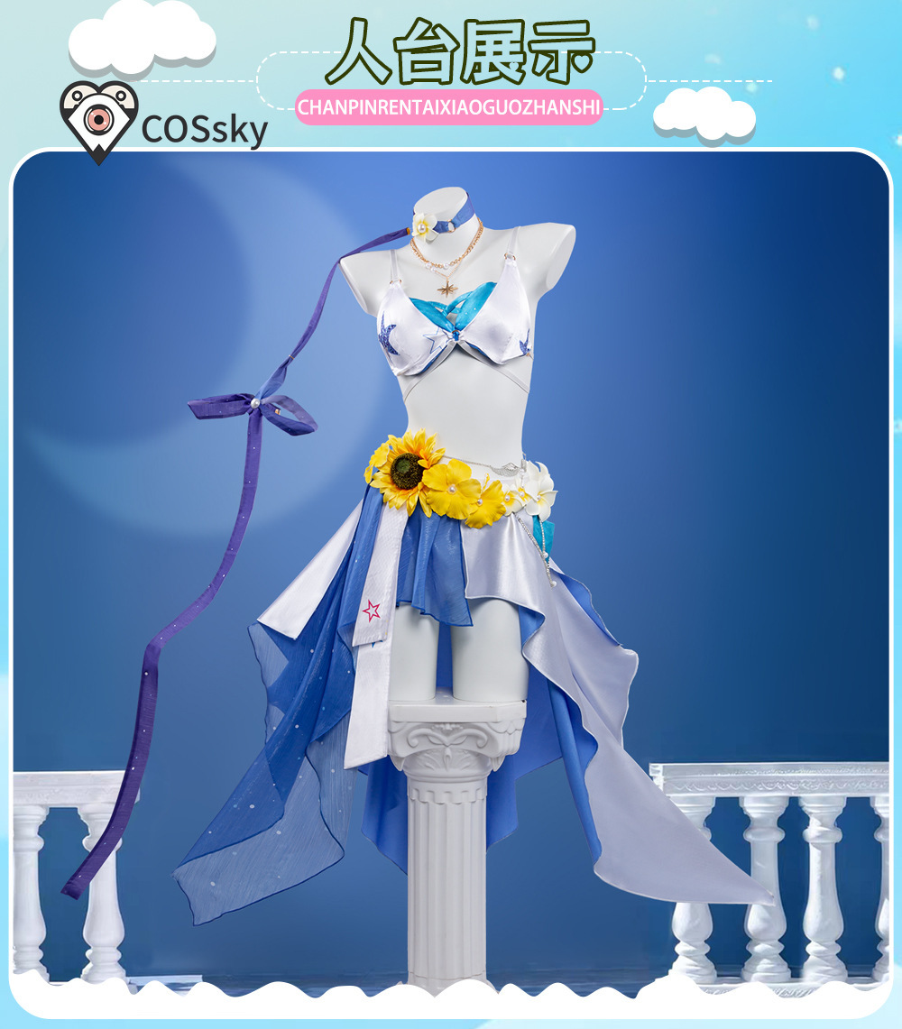 Fantasia de Cosplay Robin Summ - Anime Cosplay Robin avaliação e preço