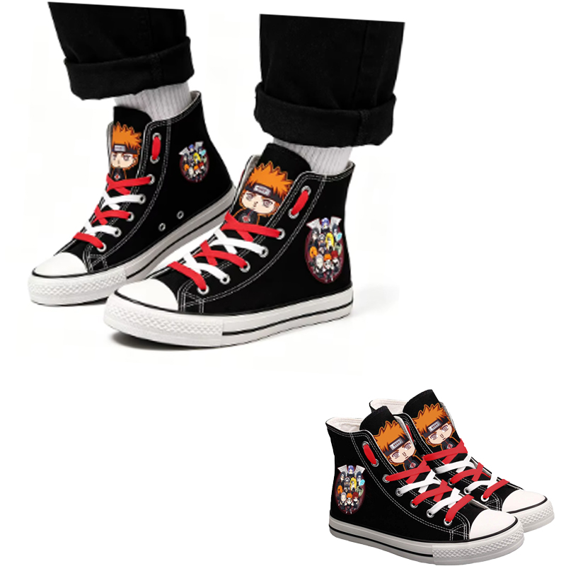 Tênis de Lona Cano Alto Naruto - Anime Cosplay Ideas Girl avaliação e preço