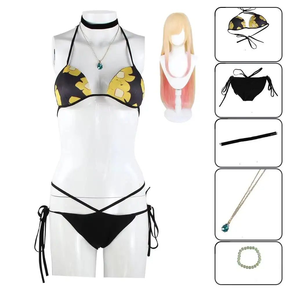 Fantasia de Cosplay de Marin K - Anime Cosplay Bikini avaliação e preço