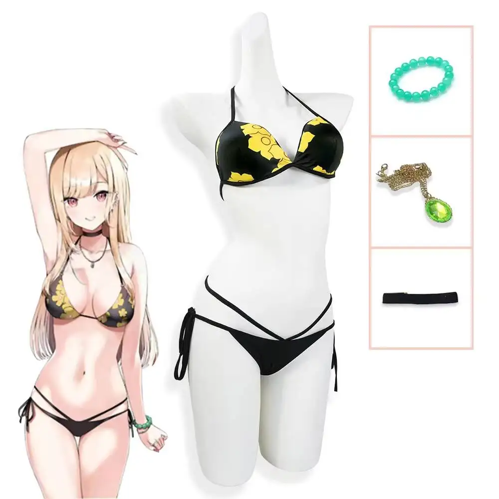 Fantasia de Cosplay de Marin K - Anime Cosplay Bikini avaliação e preço