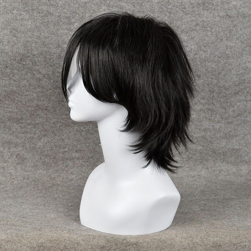 Anime jogo danganronpa preto e - Cosplay Anime White Hair avaliação e preço