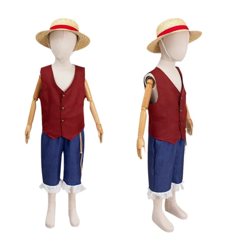 ▶ ❤ Fantasia de Cosplay do Luf - Anime Cosplay Luffy avaliação e preço
