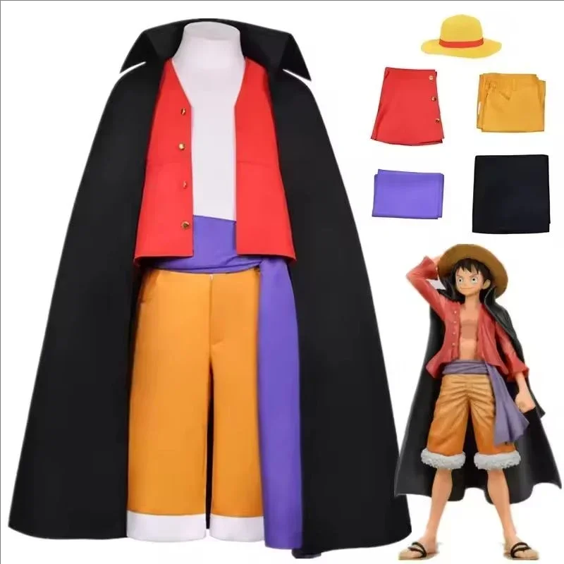 Fantasia de Cosplay do Luffy d - Anime Cosplay Luffy avaliação e preço