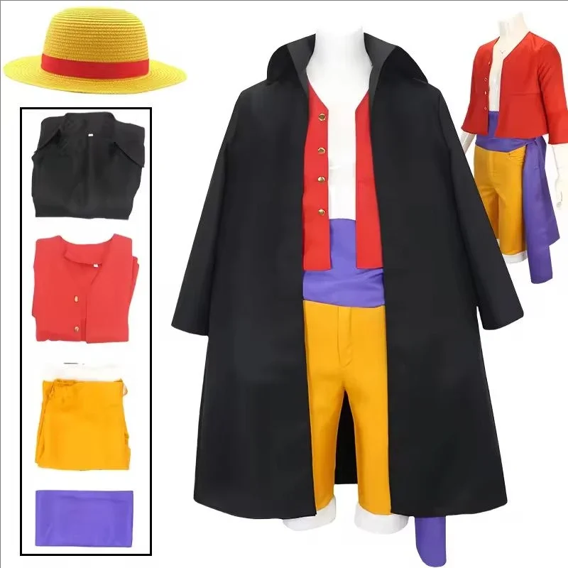 Fantasia de Cosplay do Luffy d - Anime Cosplay Luffy avaliação e preço