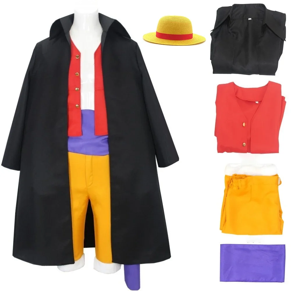 Fantasia de Cosplay do Luffy d - Anime Cosplay Luffy avaliação e preço