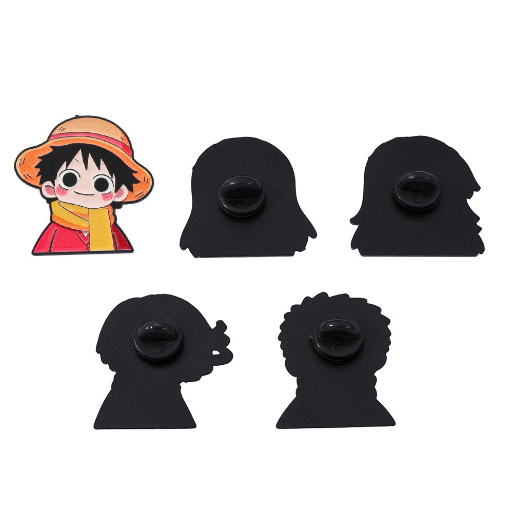 5 Peças Broche de Anime Fofo e - Anime Cosplay Luffy avaliação e preço