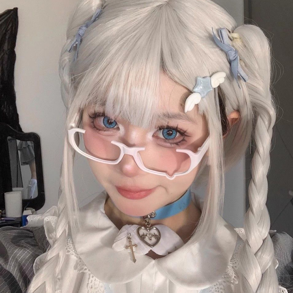 Anime japonês chorando óculos  - Cosplay Korean Anime avaliação e preço