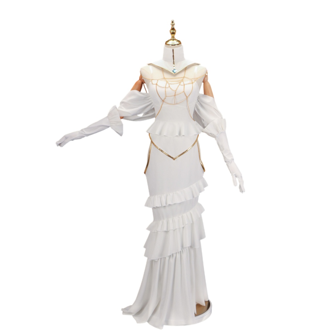Conjunto de Peruca e Fantasia  - Anime Cosplay Albedo avaliação e preço