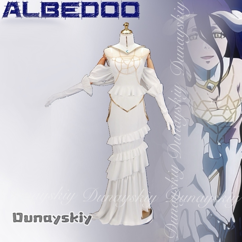 {Dunayskiy States} Fantasia de - Anime Cosplay Albedo avaliação e preço