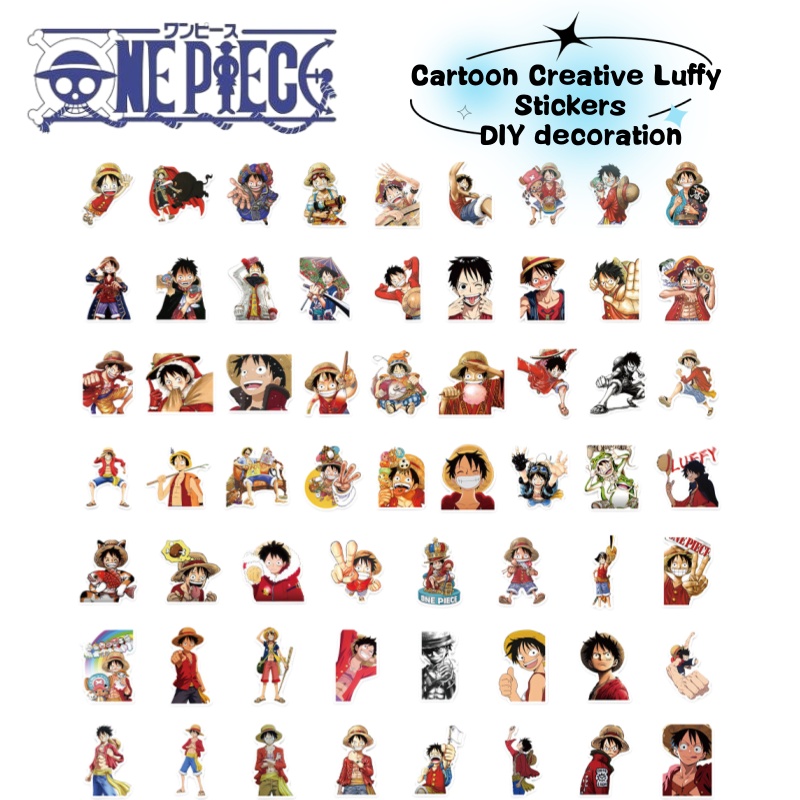 Adesivos de graffiti do person - Anime Cosplay Luffy avaliação e preço