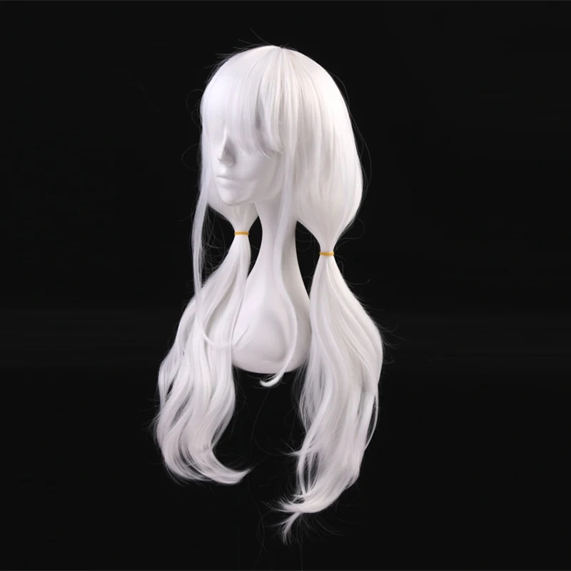 Cosplay Danganronpa-Angie Yona - Cosplay Anime White Hair avaliação e preço