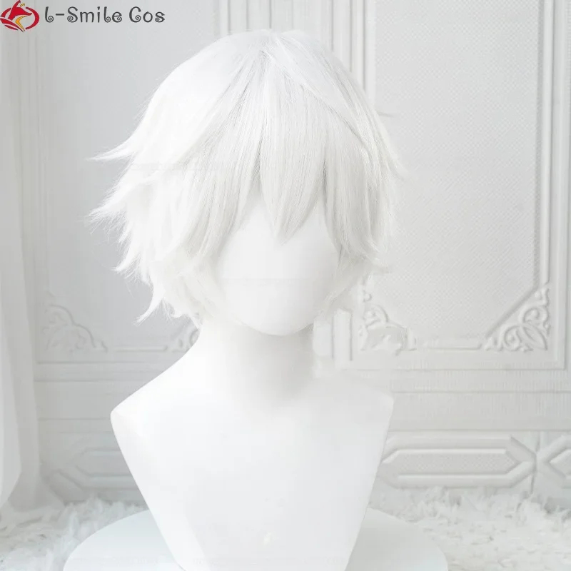 Peruca Branca Curta de 30cm pa - Cosplay Anime White Hair avaliação e preço