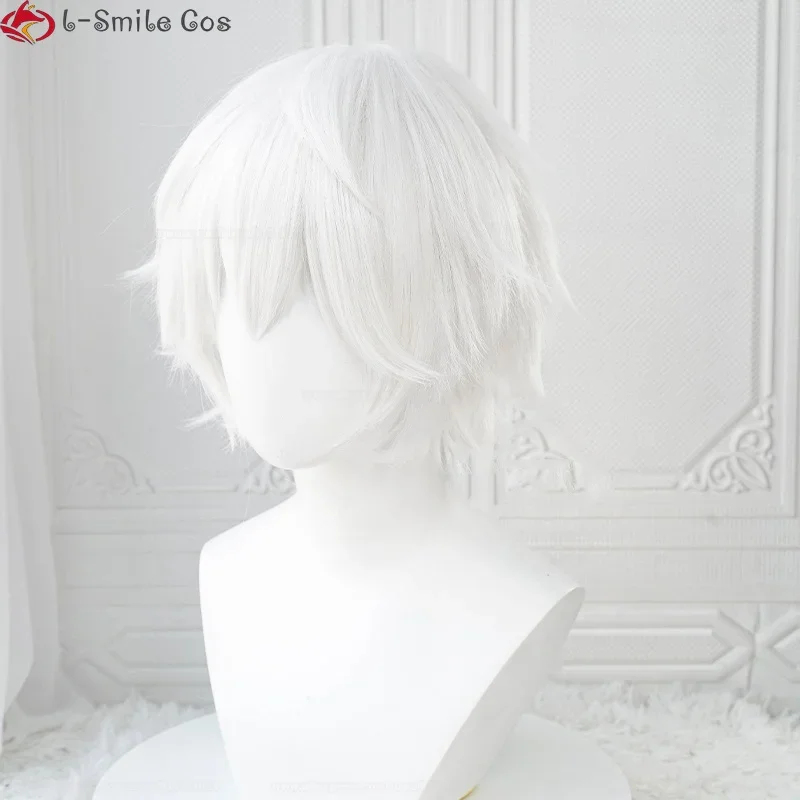 Peruca Branca Curta de 30cm pa - Cosplay Anime White Hair avaliação e preço