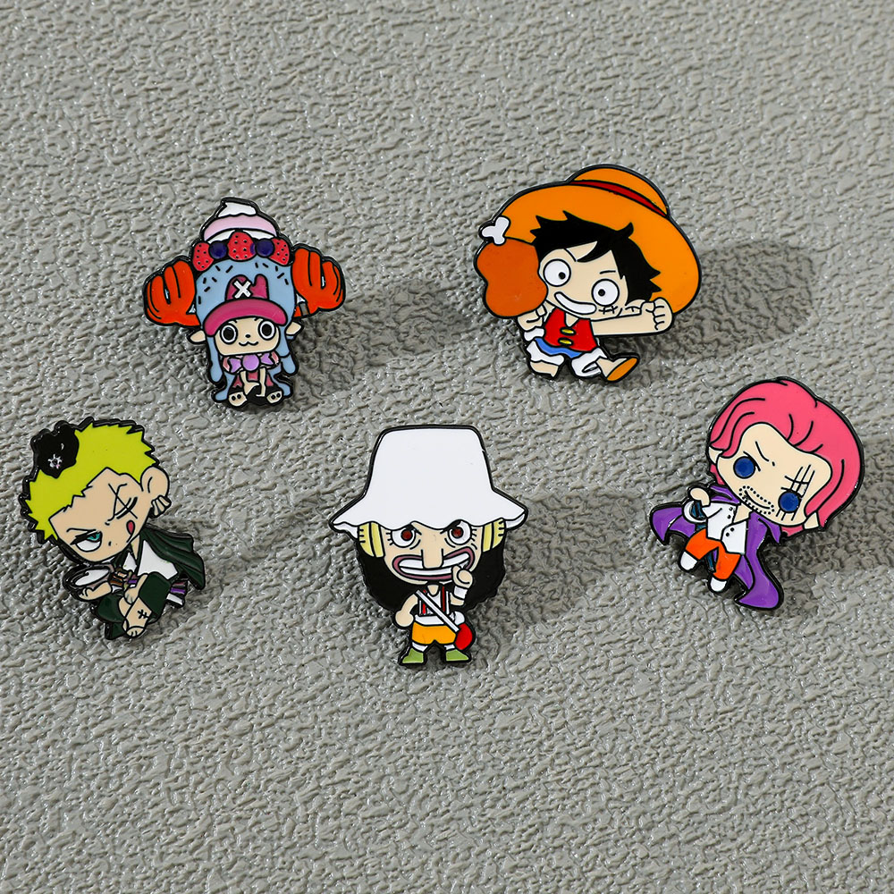 5 Peças de Broches Criativos d - Anime Cosplay Luffy avaliação e preço