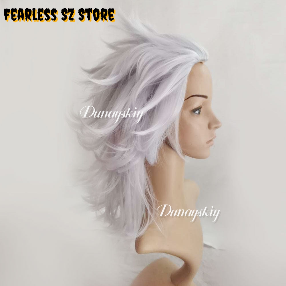 Fantasia de Cosplay Dorohedoro - Cosplay Anime White Hair avaliação e preço
