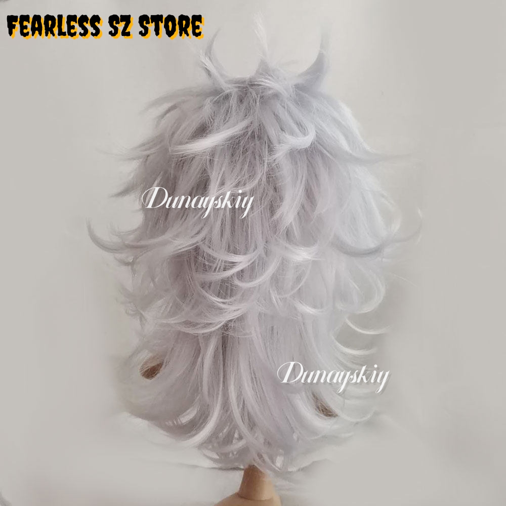 Fantasia de Cosplay Dorohedoro - Cosplay Anime White Hair avaliação e preço