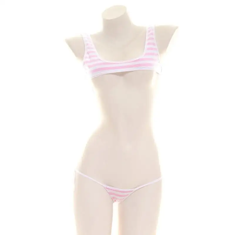Biquíni Sexy Estilo Japonês Az - Anime Cosplay Bikini avaliação e preço
