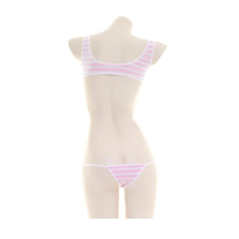 Biquíni Sexy Estilo Japonês Az - Anime Cosplay Bikini avaliação e preço